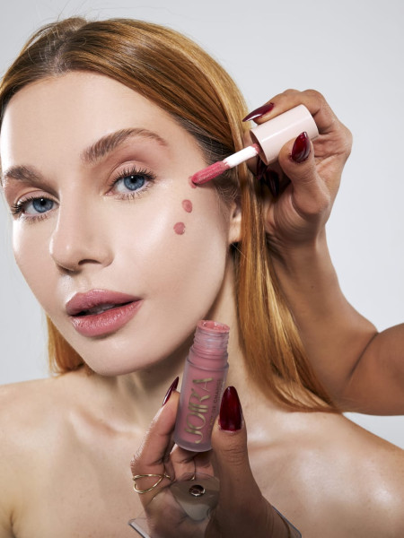 JOIR'A Likit Allık - Liquid Blush - Pinky Nude - Yumuşak Sürüm Rahat Dağılım 6.5g